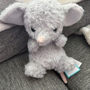 Jellycat Soft Gray Yummy Mouse NWT